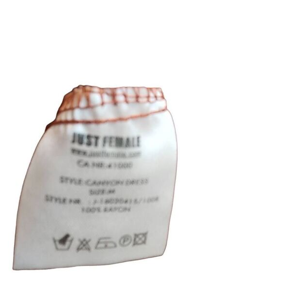 Anthropologie Just Female Womens Rust Strappy Midi Dress Size M - Picture 7 of 10